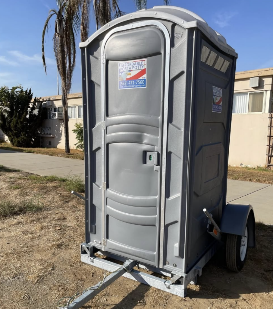 standard porta potty 